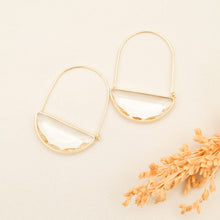 Load image into Gallery viewer, Earring Love Hoop Crystal Glass
