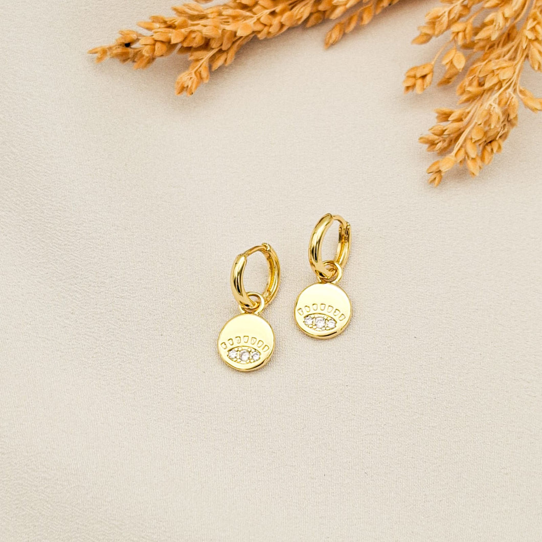 Earring Love Hoop Protector eye