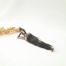 Load image into Gallery viewer, Brass Decor Sleeping Buddha Mini

