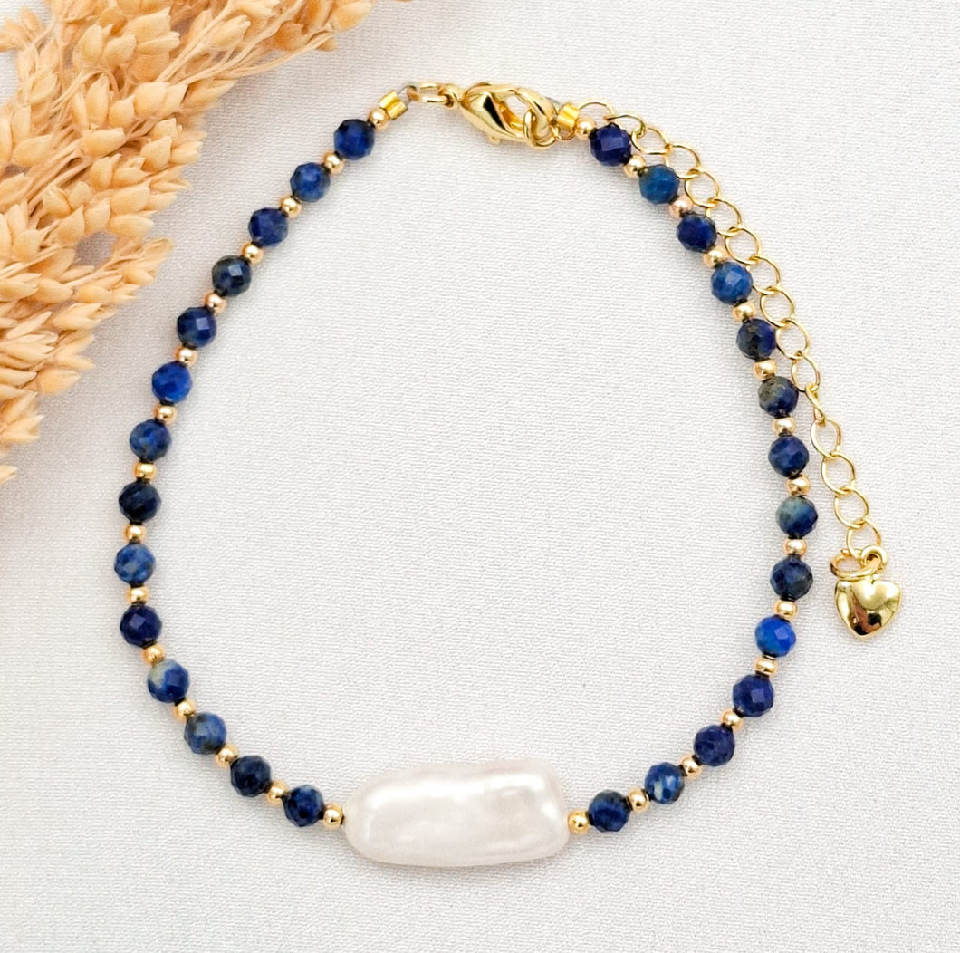 Bracelet Stone Pearl