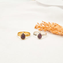 Load image into Gallery viewer, Ring Drop Amethyst
