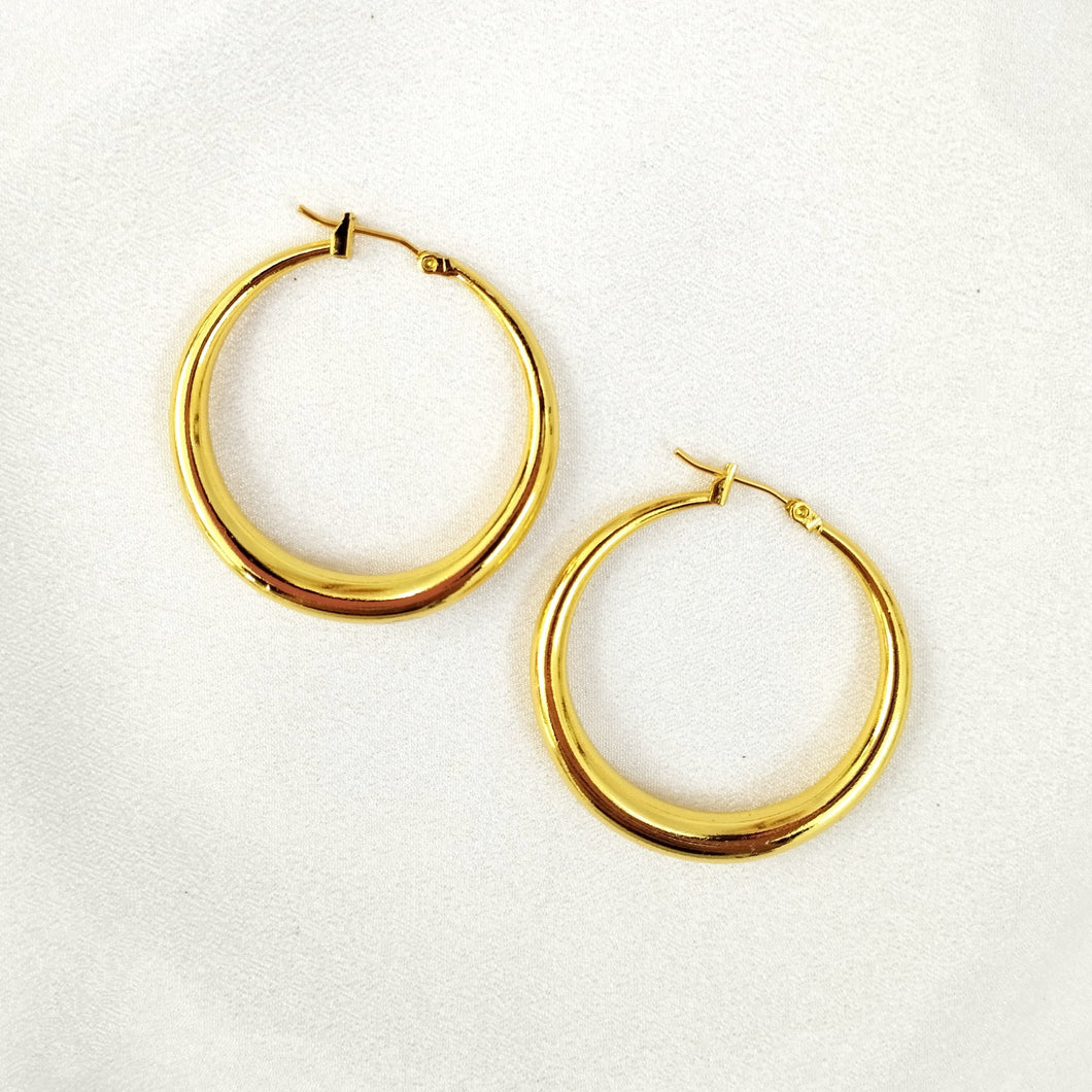 Earring Hoop Simple Plain