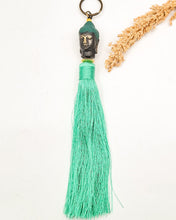 Load image into Gallery viewer, Keychain Tassel Budha Head

