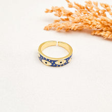 Load image into Gallery viewer, Ring Enamel Eye Full
