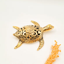 Load image into Gallery viewer, Brass Decor Antique Kerawang Turtle
