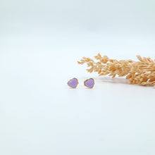 Load image into Gallery viewer, Earring Stud Heart Stainless Steel Enamel
