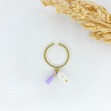 Load image into Gallery viewer, Ring Charm Pearl Tassel

