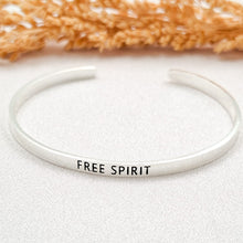 Load image into Gallery viewer, Bracelet Brass Quote 15 Cm
