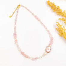 Load image into Gallery viewer, Choker Mix Stone and Pearl
