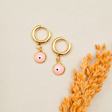 Load image into Gallery viewer, Earring Hoop Enamel Round
