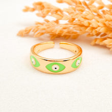 Load image into Gallery viewer, Ring Enamel Three Eye
