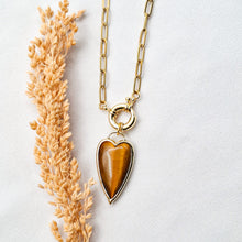 Load image into Gallery viewer, Necklace Special Chain Pendant Heart Gemstone
