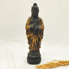 Load image into Gallery viewer, Buddha Resin Standing on Lotus Flower
