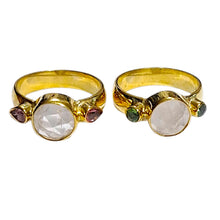 Load image into Gallery viewer, Ring Round Gemstone
