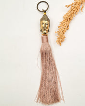Load image into Gallery viewer, Keychain Tassel Budha Head
