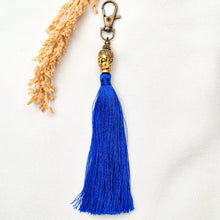 Load image into Gallery viewer, Keychain Tassel Buddha Head Small
