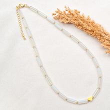 Load image into Gallery viewer, Necklace Pipe with Heart Gold
