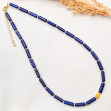 Load image into Gallery viewer, Necklace Pipe with Heart Gold
