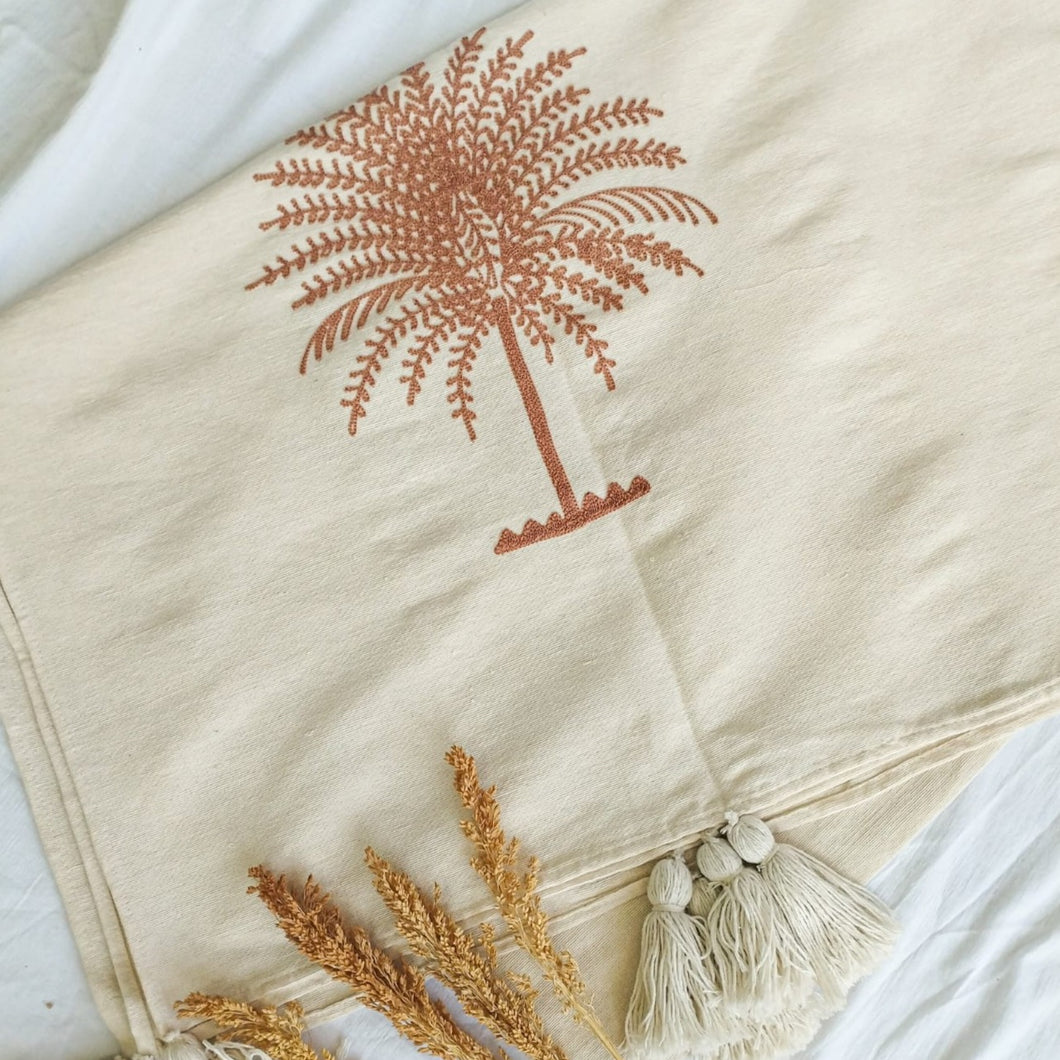 Blanket Palm Tree Kipas Tassel