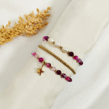 Load image into Gallery viewer, Bracelet Set Moon and Pearls
