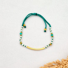 Load image into Gallery viewer, Bracelet Kepang Pearl Brass Line
