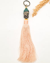 Load image into Gallery viewer, Keychain Tassel Budha Head
