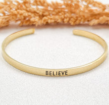Load image into Gallery viewer, Bracelet Brass Quote 15 Cm
