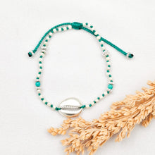 Load image into Gallery viewer, Bracelet Silver Cowrie Pearl
