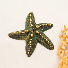 Load image into Gallery viewer, Brass Incense Holder Star Fish
