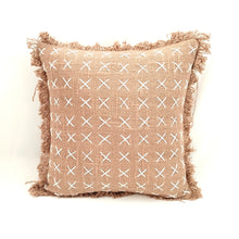 Load image into Gallery viewer, Cushion Cover Dusty Pink W Fringes
