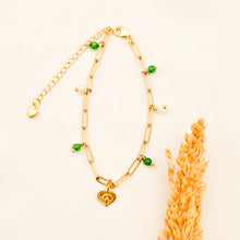 Load image into Gallery viewer, Bracelet Charm Pearl and Stone
