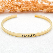Load image into Gallery viewer, Bracelet Brass Quote 15 Cm
