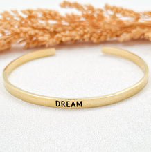 Load image into Gallery viewer, Bracelet Brass Quote 15 Cm
