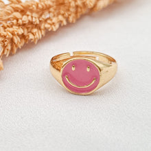 Load image into Gallery viewer, Ring Enamel Smile
