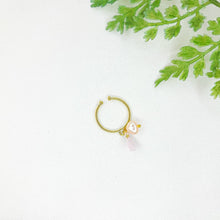 Load image into Gallery viewer, Ring Charm Pearl Tassel
