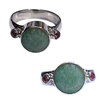 Load image into Gallery viewer, Ring Round Gemstone
