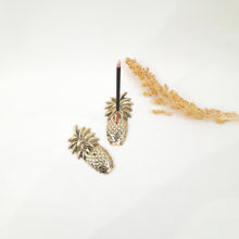 Load image into Gallery viewer, Brass Incense Holder Pineapple
