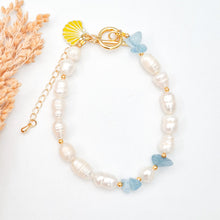Load image into Gallery viewer, Bracelet Pearl Enamel shell
