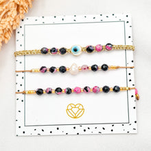 Load image into Gallery viewer, Bracelet Set Eyes and Stone
