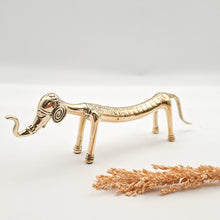 Load image into Gallery viewer, Brass Decor Tribal Elephant
