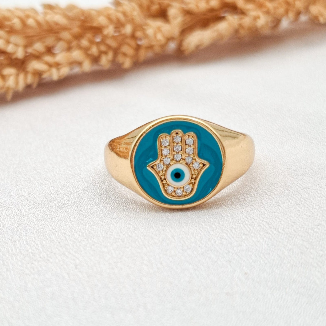 Ring Enamel Hand