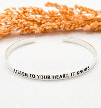 Load image into Gallery viewer, Bracelet Brass Quote 15 Cm
