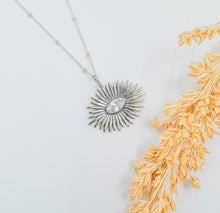 Load image into Gallery viewer, Necklace Plain Silver 925 Sun Zircone
