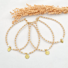 Load image into Gallery viewer, Bracelet Crystal Pearl &amp; Fairy Charm
