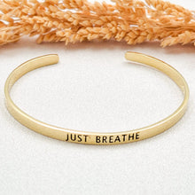 Load image into Gallery viewer, Bracelet Brass Quote 15 Cm
