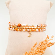 Load image into Gallery viewer, Bracelet Set Moon and Pearls
