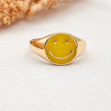 Load image into Gallery viewer, Ring Enamel Smile
