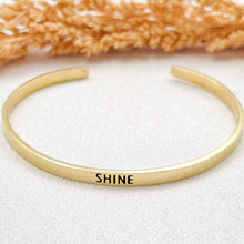 Load image into Gallery viewer, Bracelet Brass Quote 15 Cm

