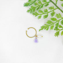 Load image into Gallery viewer, Ring Charm Pearl Tassel
