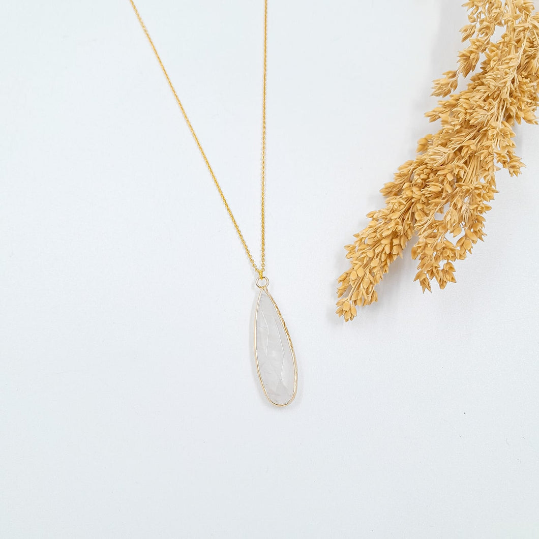 Necklace Tear Drop Crystal